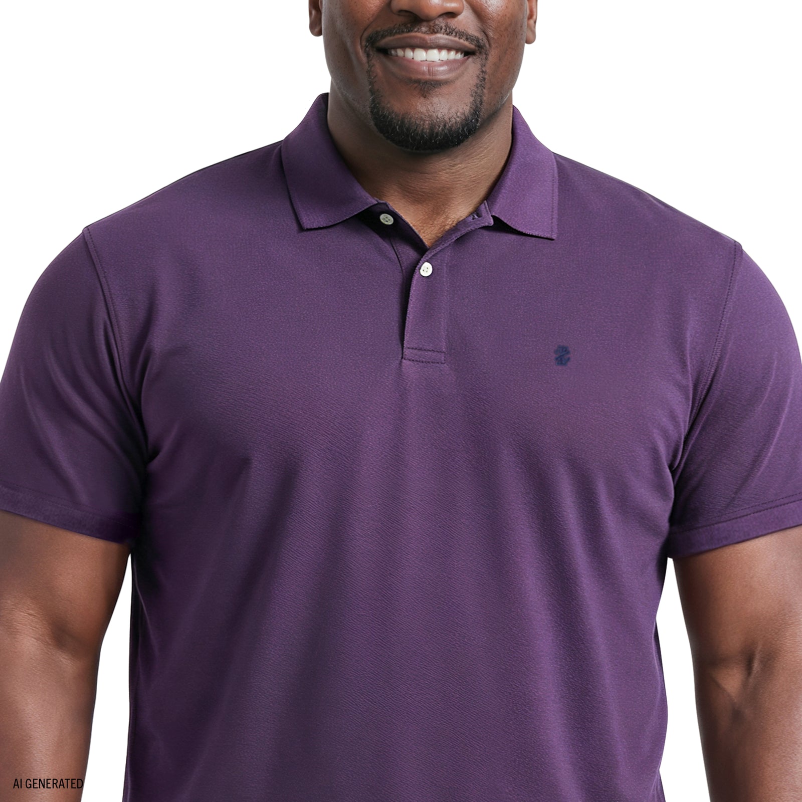 BIG & TALL ADVANTAGE PERFORMANCE SHORT SLEEVE POLO - NIGHTSHADE – IZOD