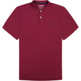 BIG & TALL ADVANTAGE PERFORMANCE SHORT SLEEVE POLO - ZINFANDEL