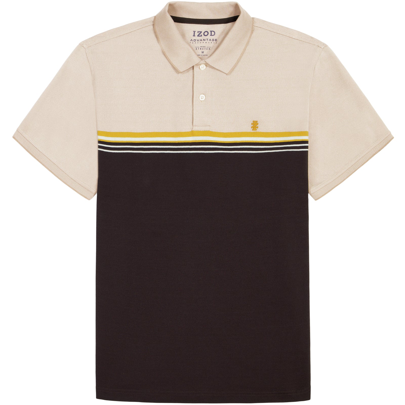 BIG & TALL ADVANTAGE PERFORMANCE SHORT SLEEVE POLO - BLACK COFFEE