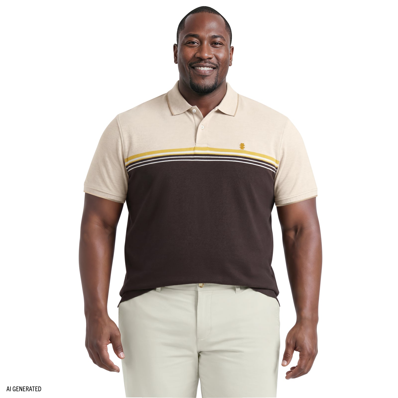 BIG & TALL ADVANTAGE PERFORMANCE SHORT SLEEVE POLO - BLACK COFFEE