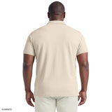 BIG & TALL ADVANTAGE PERFORMANCE SHORT SLEEVE POLO - BLACK COFFEE