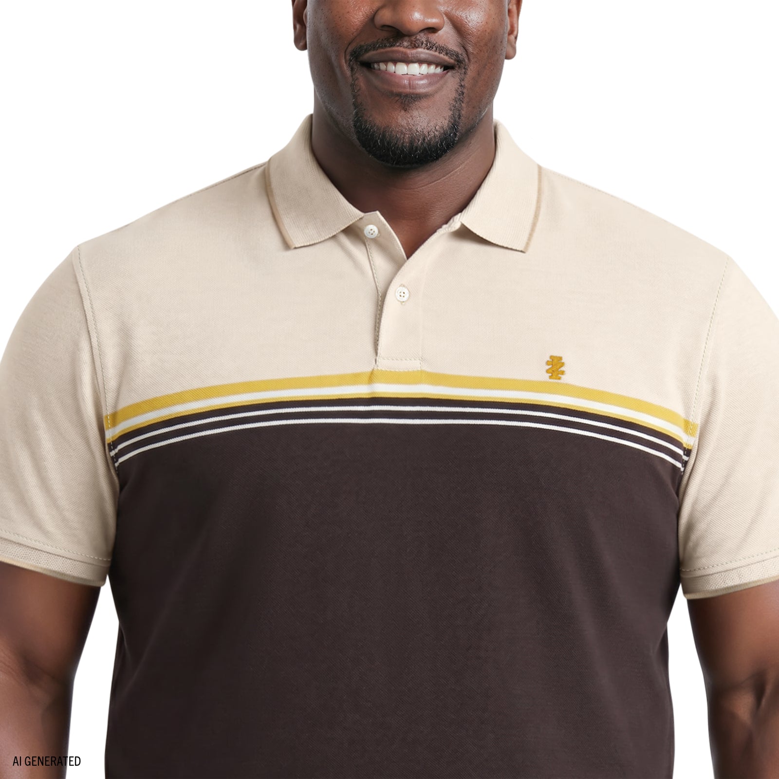 BIG & TALL ADVANTAGE PERFORMANCE SHORT SLEEVE POLO - BLACK COFFEE