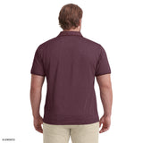 BIG & TALL ADVANTAGE PERFORMANCE SHORT SLEEVE POLO - ZINFANDEL
