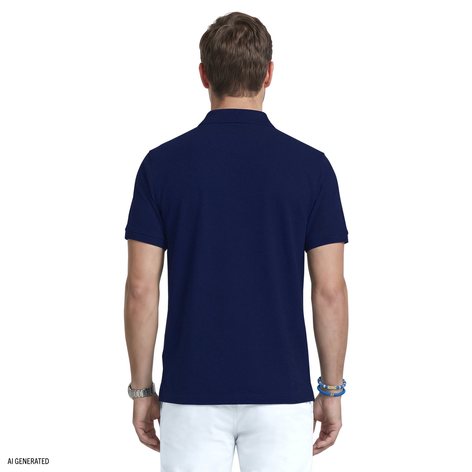 INTERLOCK SHORT SLEEVE POLO - MEDIEVAL BLUE – IZOD