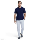 INTERLOCK SHORT SLEEVE POLO - MEDIEVAL BLUE