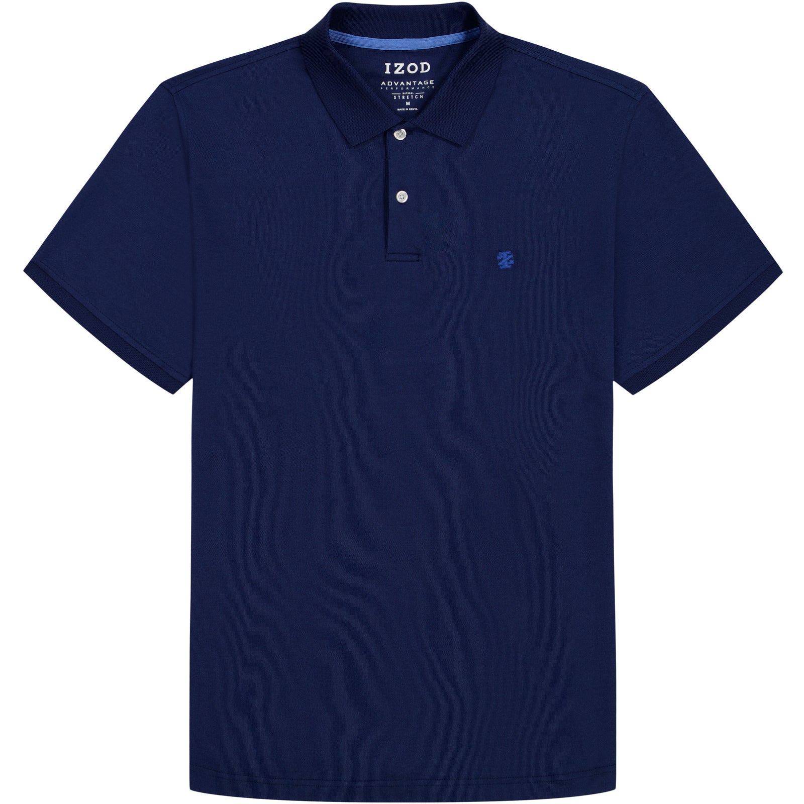 INTERLOCK SHORT SLEEVE POLO - MEDIEVAL BLUE – IZOD