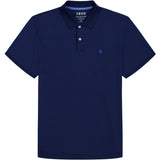 INTERLOCK SHORT SLEEVE POLO - MEDIEVAL BLUE