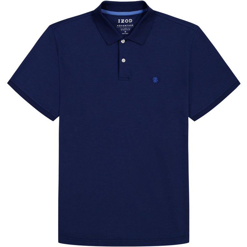 INTERLOCK SHORT SLEEVE POLO - MEDIEVAL BLUE – IZOD