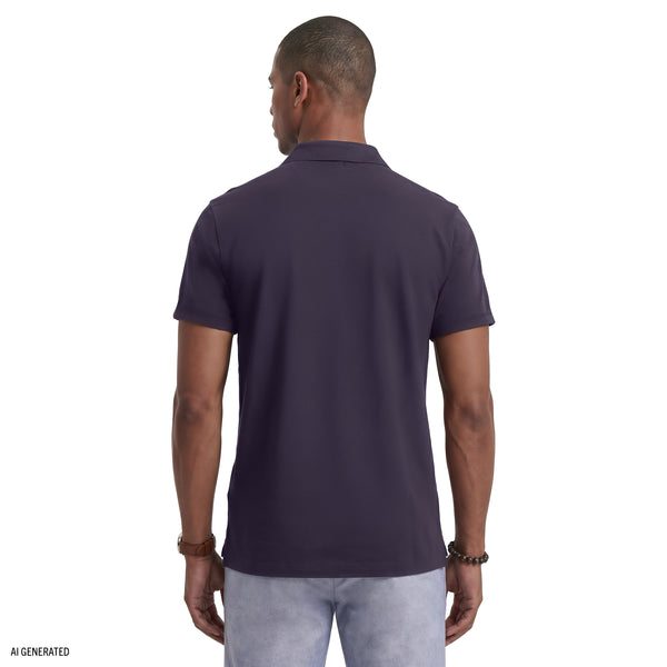 INTERLOCK SHORT SLEEVE POLO - NIGHTSHADE – IZOD