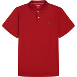 INTERLOCK SHORT SLEEVE POLO - SUNDRIED TOMATO