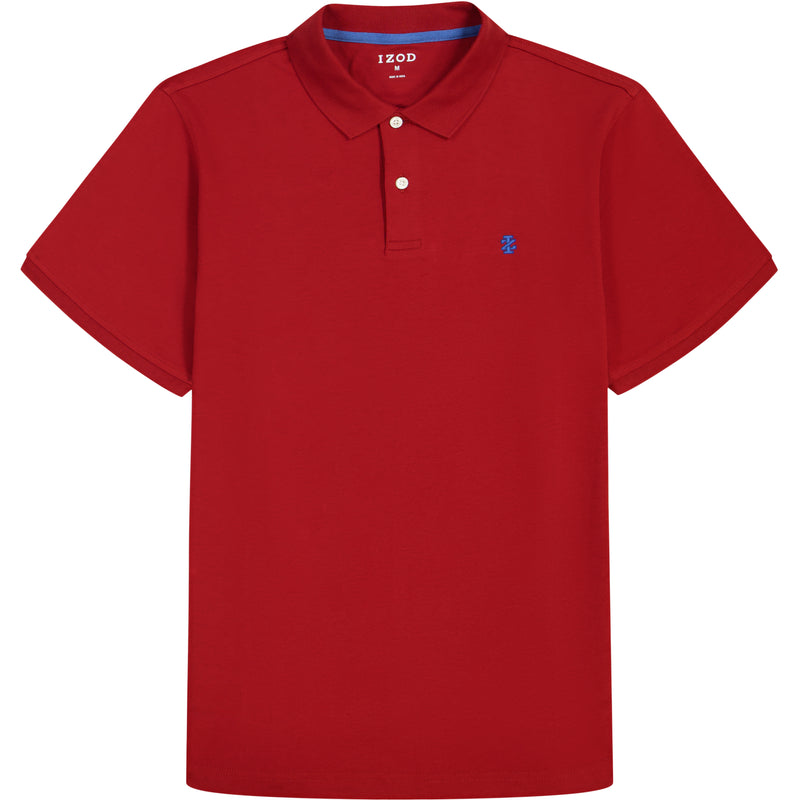 INTERLOCK SHORT SLEEVE POLO - SUNDRIED TOMATO – IZOD