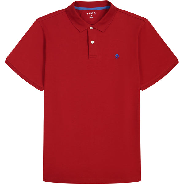 INTERLOCK SHORT SLEEVE POLO - SUNDRIED TOMATO – IZOD