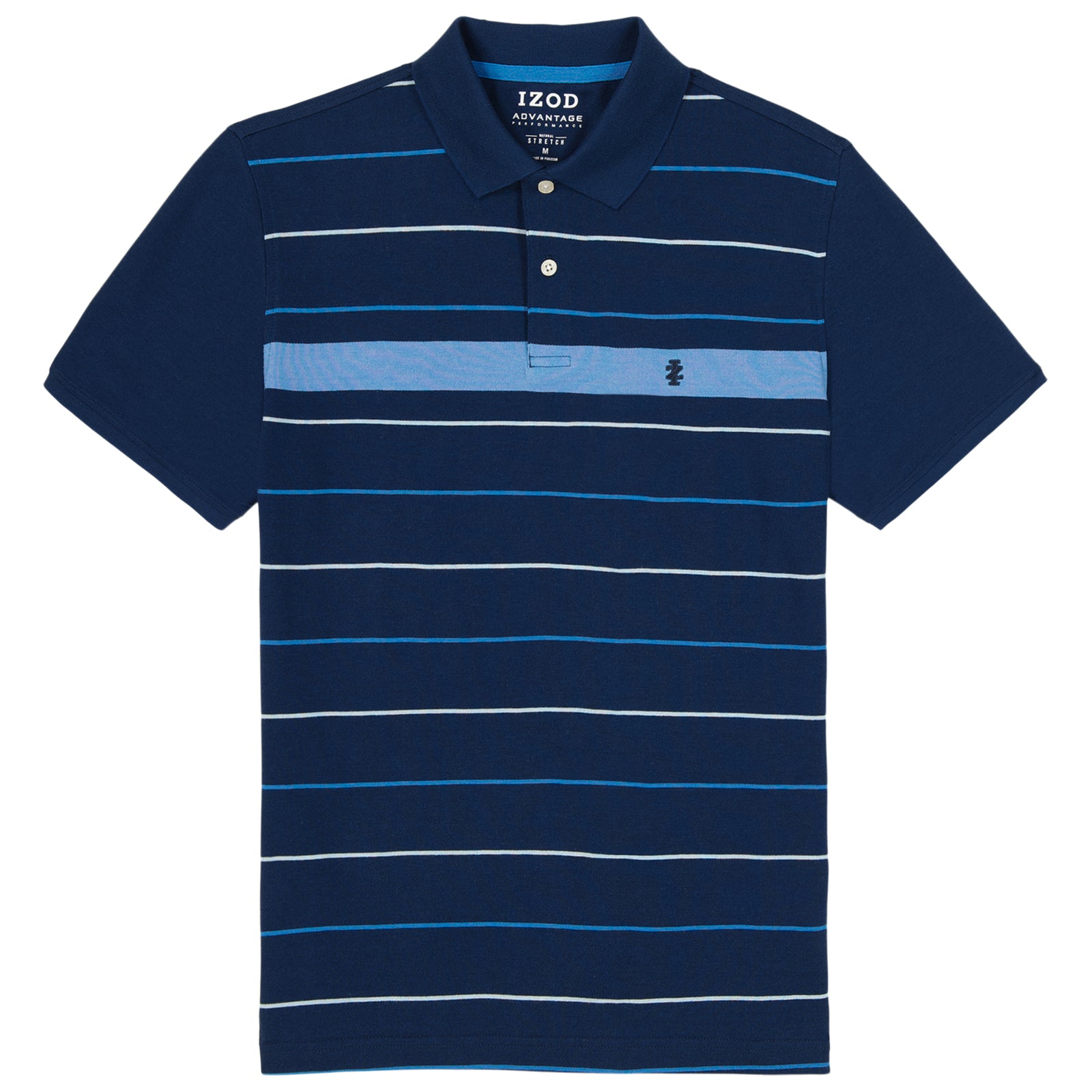 BIG & TALL ADVANTAGE PERFORMANCE SHORT SLEEVE POLO - MEDIEVAL BLUE