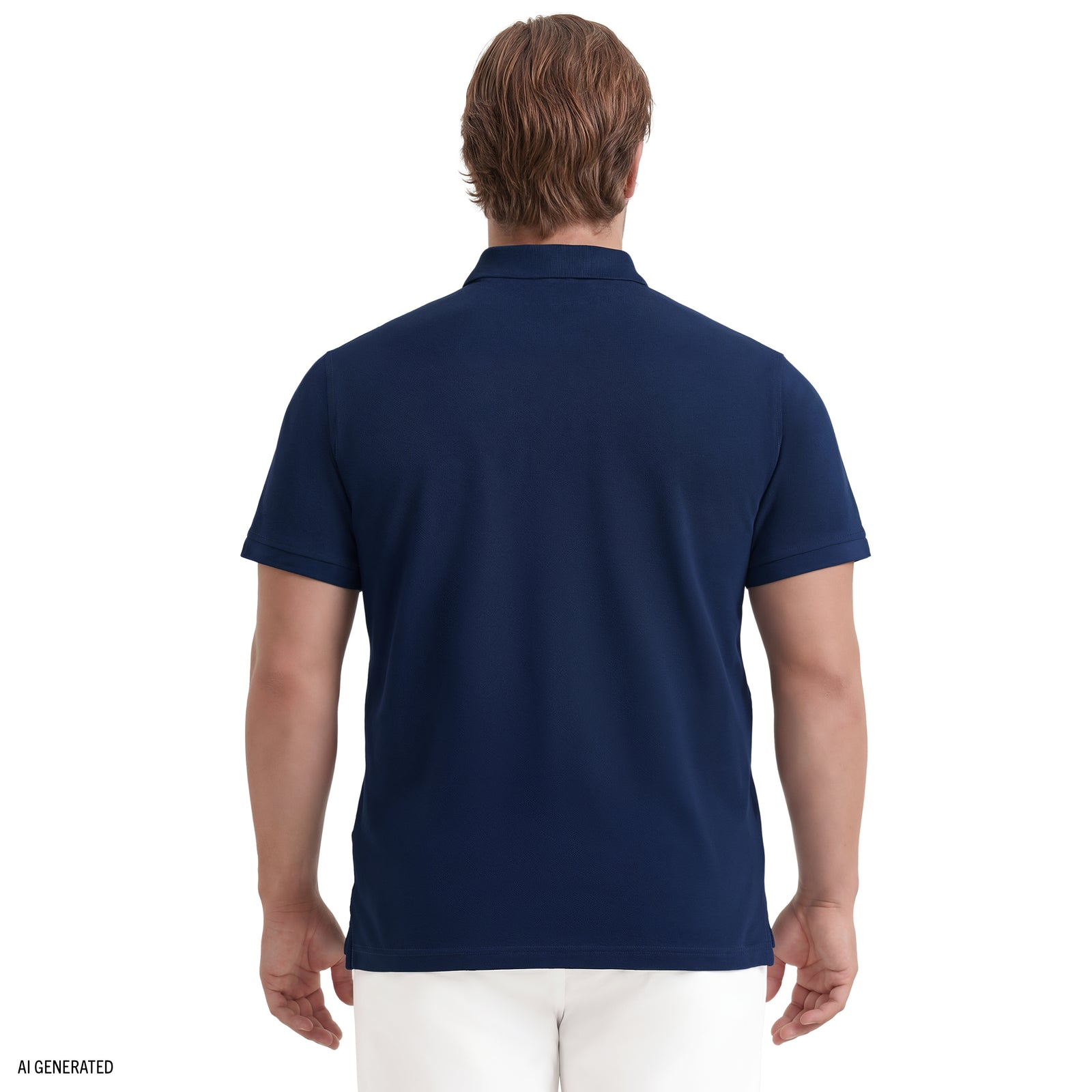 BIG & TALL ADVANTAGE PERFORMANCE SHORT SLEEVE POLO - MEDIEVAL BLUE