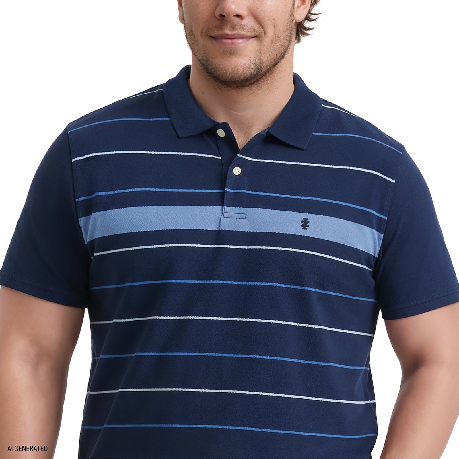 BIG & TALL ADVANTAGE PERFORMANCE SHORT SLEEVE POLO - MEDIEVAL BLUE