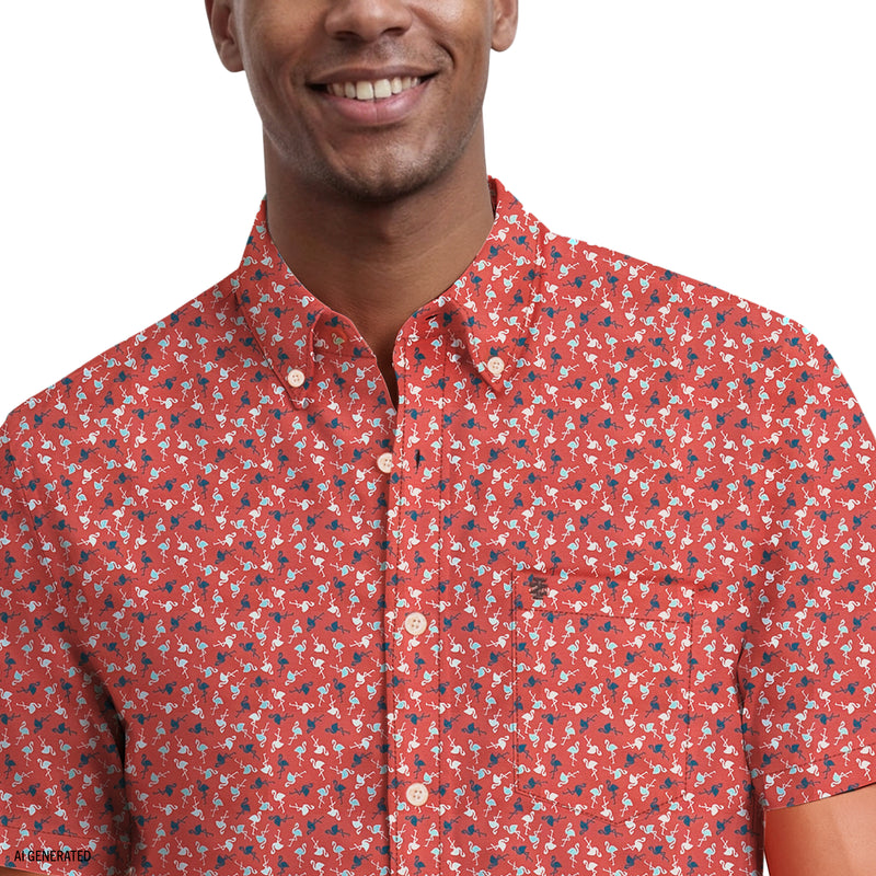 rose print dress shirt Mondo Exclusive Floral Print Dress Shirt