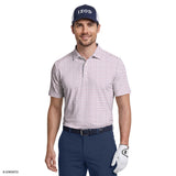 GOLF SWINGFLEX ELITE SHORT SLEEVE PRINTED POLO - BRIGHT WHITE
