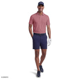 GOLF SWINGFLEX ELITE SHORT SLEEVE PRINTED POLO - GARNET