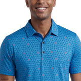 GOLF SWINGFLEX ELITE SHORT SLEEVE PRINTED POLO - REGATTA