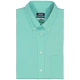 ALL-OVER STRETCH L/S DRESS SHIRT - BISCAY GREEN