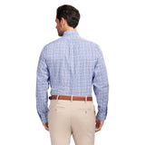 ALL-OVER STRETCH L/S PLAID DRESS SHIRT - ULTRAMARINE