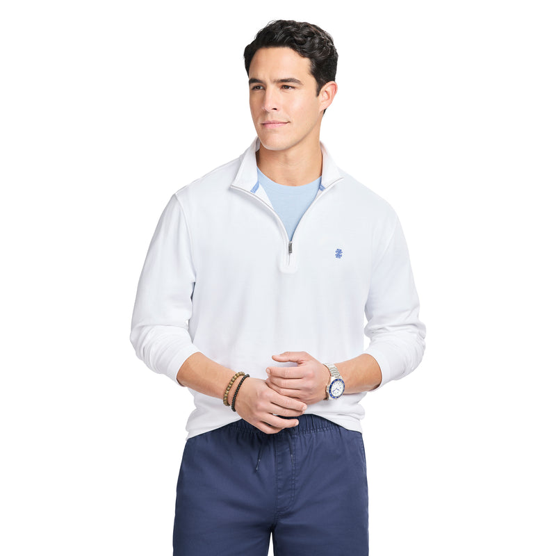 PERFORMANCE COMFORT 1/4 ZIP - BRIGHT WHITE – IZOD