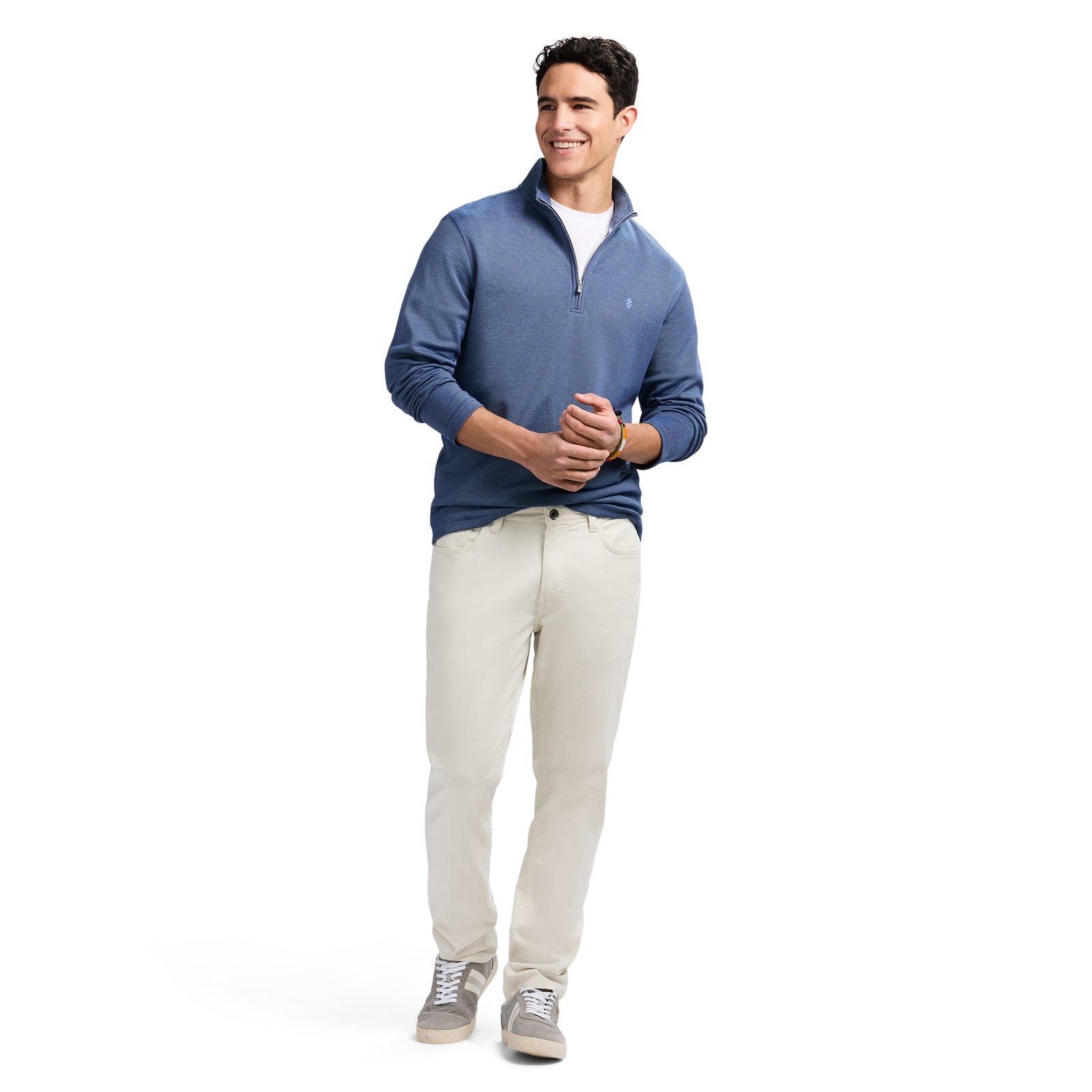 PERFORMANCE COMFORT 1/4 ZIP - MEDIEVAL BLUE – IZOD