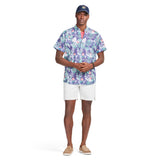 DOCKSIDE CHAMBRAY S/S PRINTED SHIRT - TWILIGHT BLUE