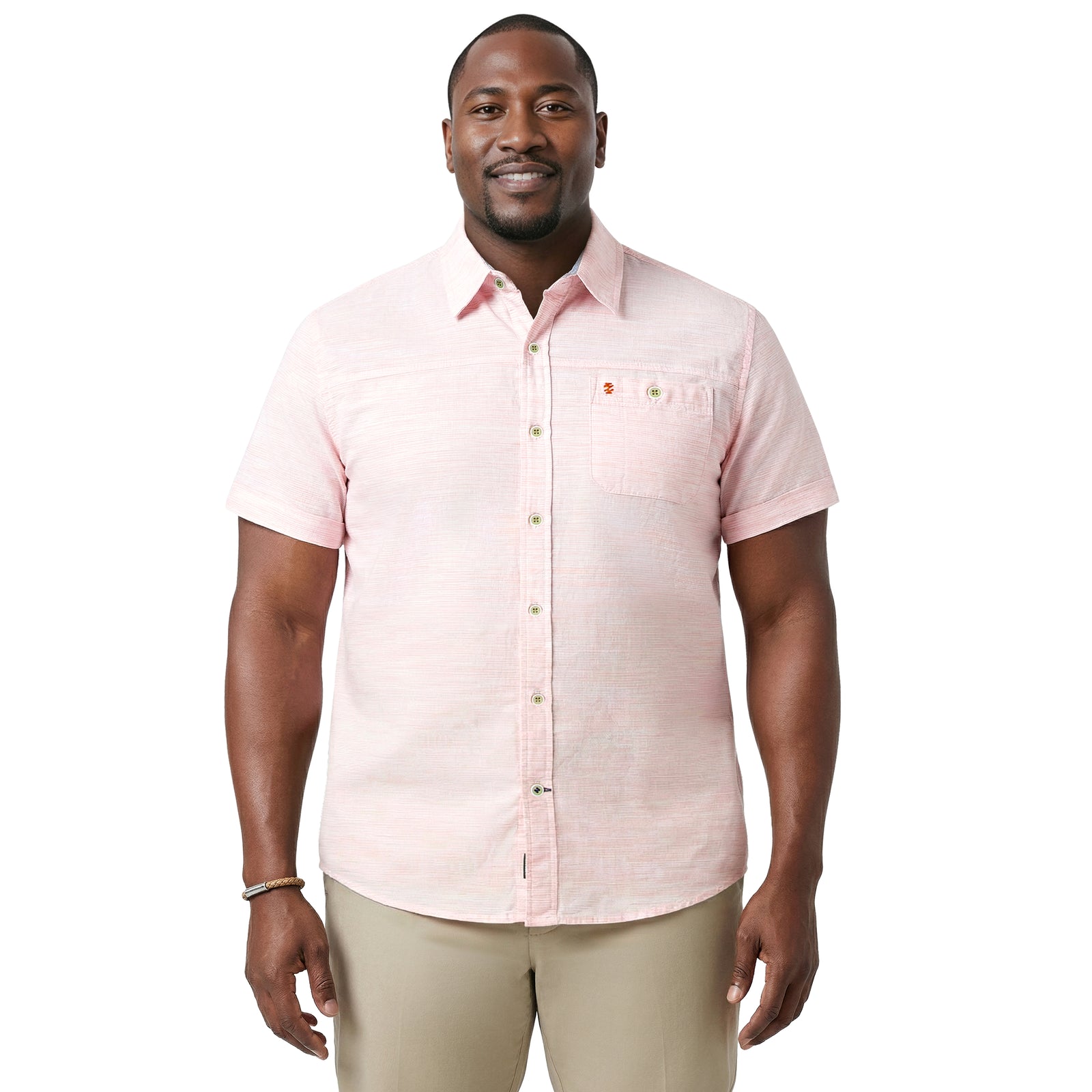 Big & Tall Dockside Chambray S/S Button-Down Shirt