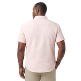 BIG & TALL DOCKSIDE CHAMBRAY S/S SHIRT - PEACH COBBLER