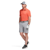 GOLF SWINGFLEX ELITE MESH POLO - ROSE OF SHARON