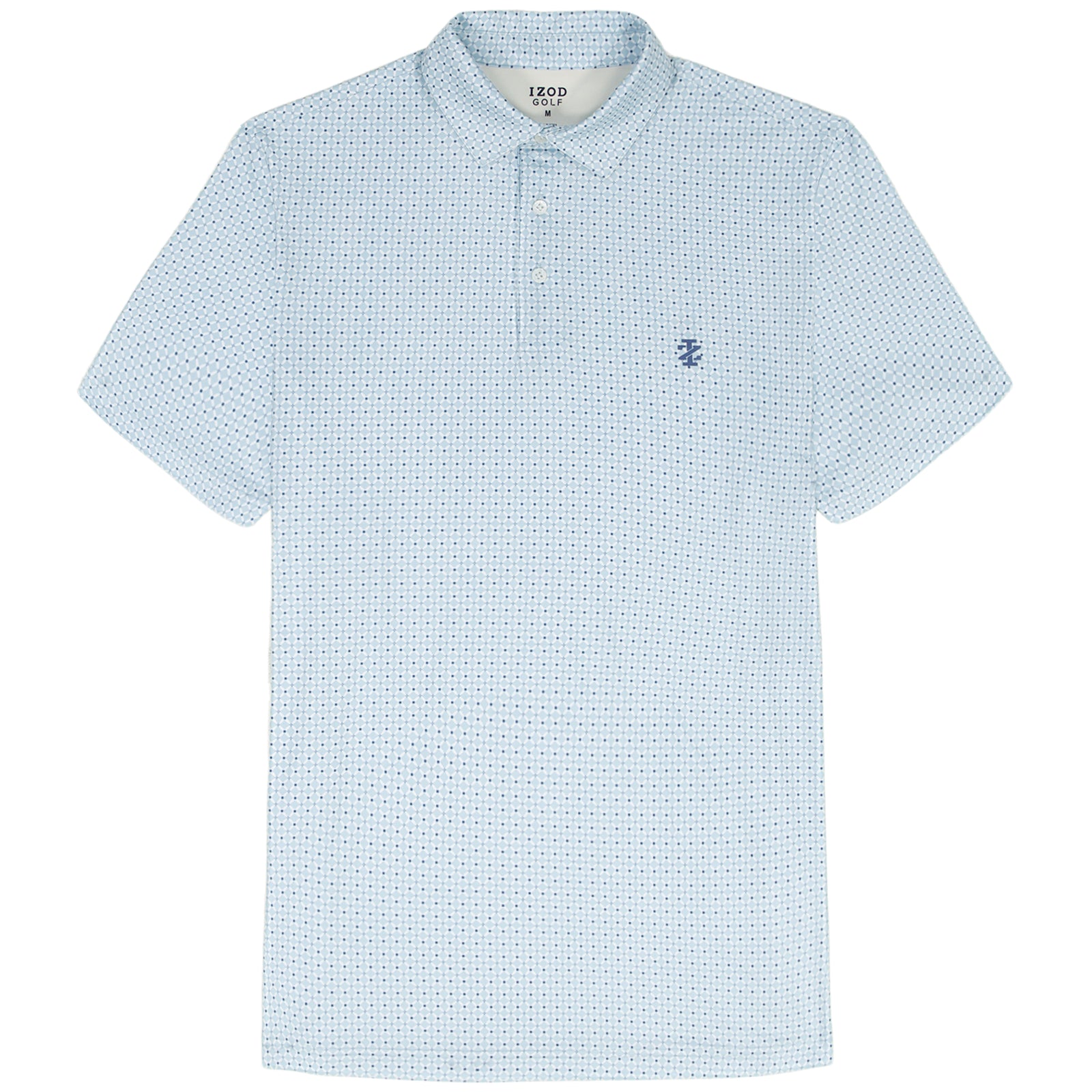 GOLF SWINGFLEX ELITE PRINTED POLO - TANAGER TURQUOISE – IZOD