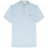 GOLF SWINGFLEX ELITE PRINTED POLO - TANAGER TURQUOISE