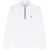 GOLF SWINGFLEX MESH QUARTER ZIP - BRIGHT WHITE