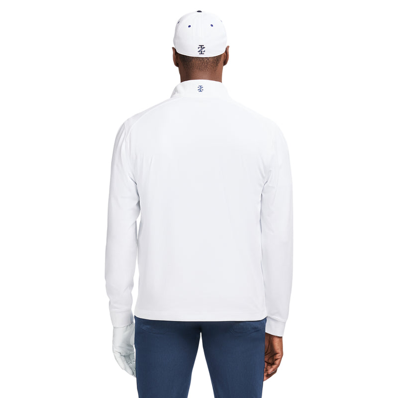 GOLF SWINGFLEX MESH 1/4 ZIP - BRIGHT WHITE – IZOD