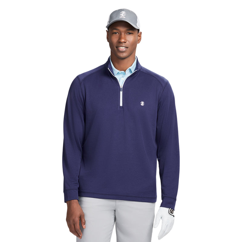 GOLF SWINGFLEX MESH 1/4 ZIP - MEDIEVAL BLUE – IZOD