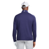 GOLF SWINGFLEX MESH QUARTER ZIP - MEDIEVAL BLUE
