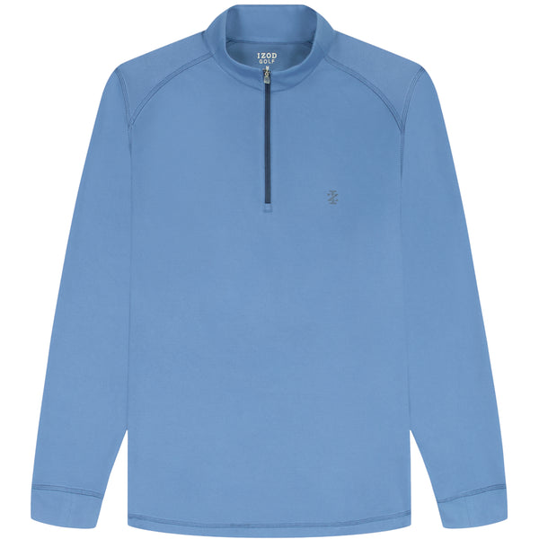 GOLF SWINGFLEX MESH 1/4 ZIP - BRIGHT COBALT – IZOD