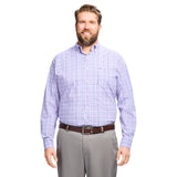 BIG & TALL PERFORMANCE COMFORT L/S SHIRT - ENGLISH LAVENDER