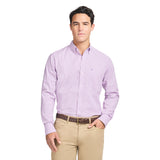 PERFORMANCE COMFORT L/S PLAID SHIRT - ENGLISH LAVENDER