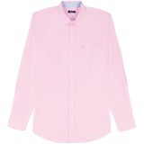 PERFORMANCE COMFORT L/S PLAID SHIRT - PINK LEMONADE