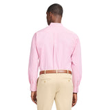 PERFORMANCE COMFORT L/S PLAID SHIRT - PINK LEMONADE