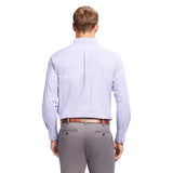 PERFORMANCE COMFORT L/S PLAID SHIRT - PASTEL LILAC