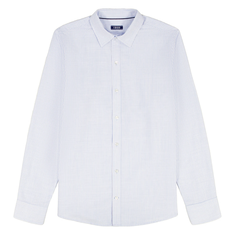 LUXURY SPORT L/S STRIPED SHIRT - PLACID BLUE – IZOD