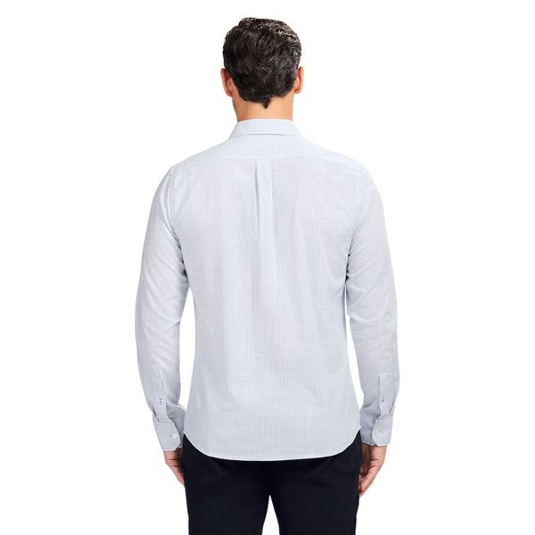 LUXURY SPORT L/S STRIPED SHIRT - PLACID BLUE – IZOD