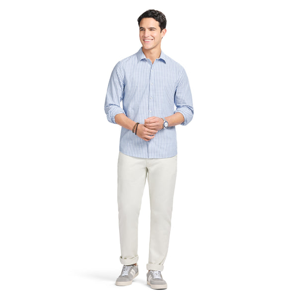 LUXURY SPORT L/S STRIPED SHIRT - REGATTA – IZOD