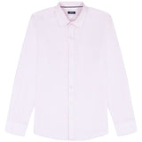 BIG & TALL LUXURY SPORT L/S STRIPED SHIRT - ROSE SHADOW