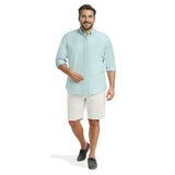 BIG & TALL LUXURY SPORT L/S SHIRT - WASABI