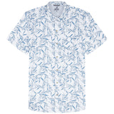 DOCKSIDE CHAMBRAY S/S PRINTED SHIRT - REGATTA