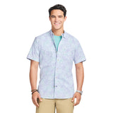 DOCKSIDE CHAMBRAY S/S PRINTED SHIRT - CHAMBRAY BLUE